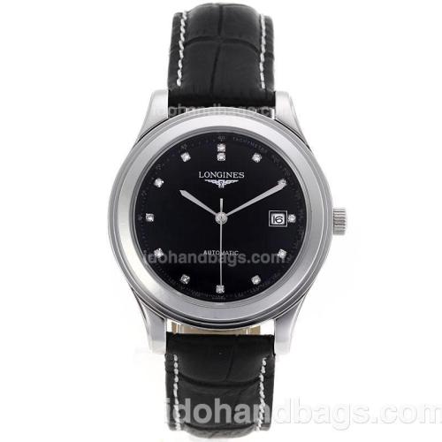Longines Master Collection Automatic Diamond Markers with Black Dial-Sapphire Glass 83758