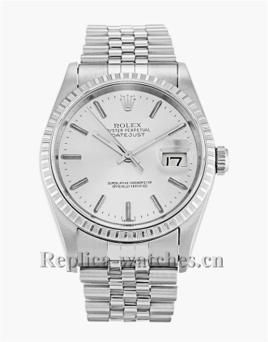 Rolex Datejust Stainless Steel Strap White Dial 36MM 16220