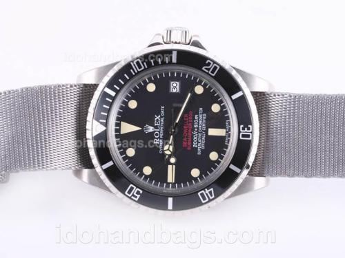 Rolex Sea-Dweller Submariner 2000 Ref.1665 Vintage Edition-Gray Nylon Strap 23281