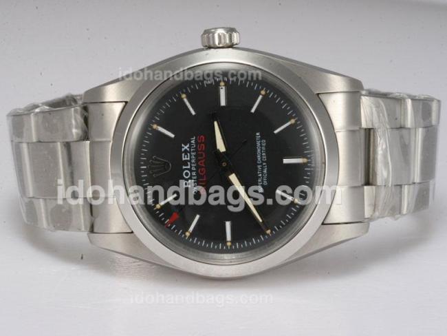 Rolex Milgauss Swiss ETA 2836 Movement with Black Dial Vintage Edition 10998