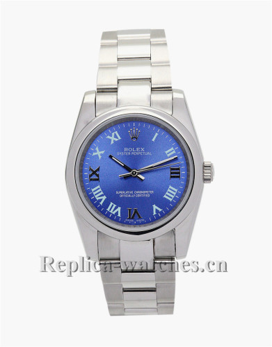 Rolex Lady Oyster Perpetual Blue Dial 31MM 177200