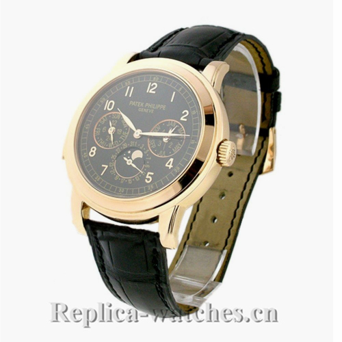 Patek Philippe Replica Grand Complications Rose Gold Perpetual Calendar Watch 5074R001