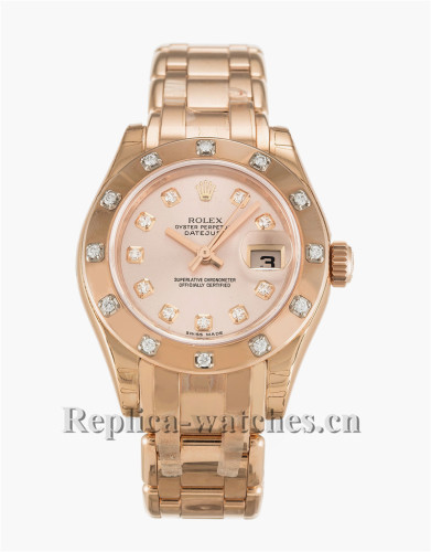 Rolex Pearlmaster Pink Dial 29MM 80315