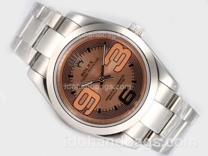 Rolex Air-King Oyster Perpetual Automatic with Champagne Dial-New Version 16432