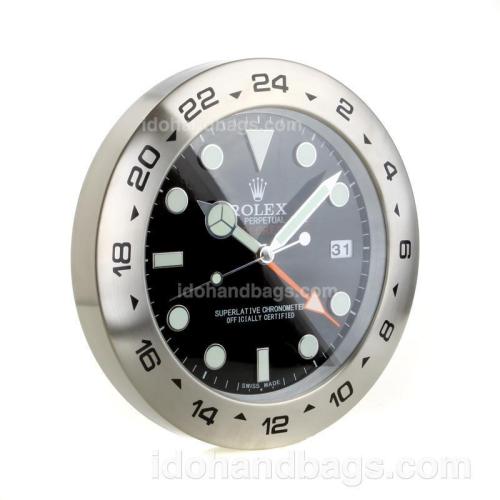 Rolex Explorer Oyster Perpetual Wall Clock with Black Dial 182894