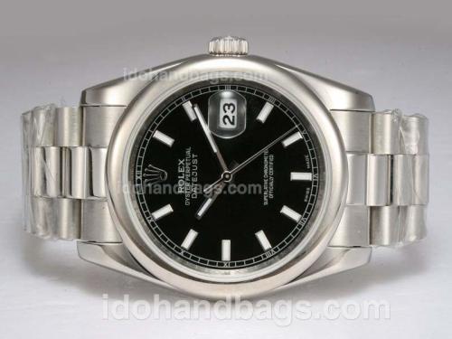 Rolex Datejust Automatic with Black Dial 11693