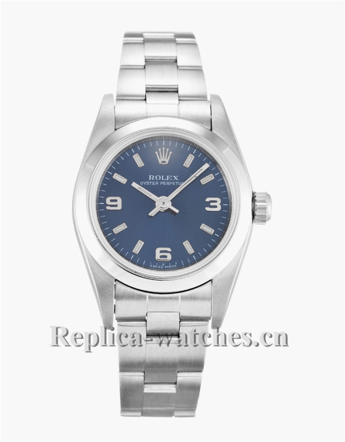 Rolex Lady Oyster Perpetual Blue Dial 24MM 76080