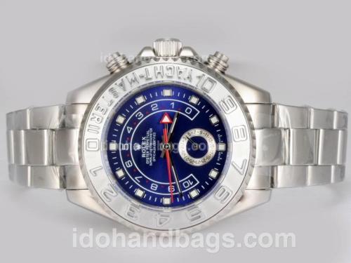 Rolex Yacht-Master II Automatic Working GMT with Blue Dial 2007 Model 14431