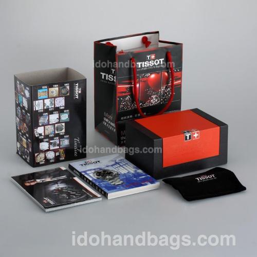 Tissot High Quality Black Wooden Box Set with Instruction Manual 115768