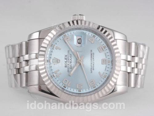 Rolex Datejust Automatic with Blue Dial-Number Marking 26327