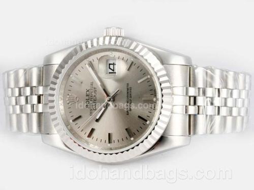 Rolex Datejust Automatic with Gray Dial 18195