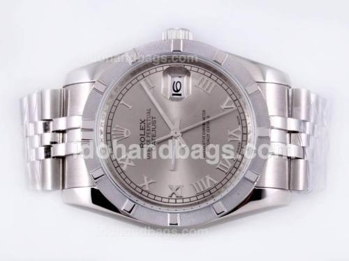 Rolex Datejust Automatic with Gray Dial-Roman Marking 23123