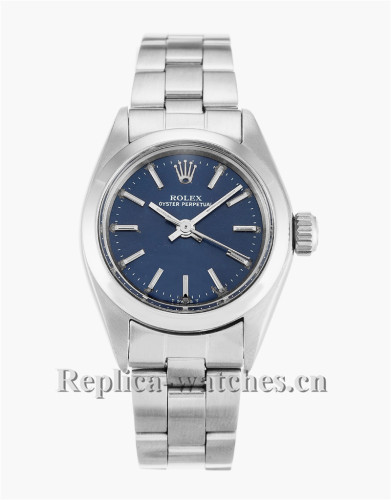 Rolex Lady Oyster Perpetual Blue Dial 26MM 6718