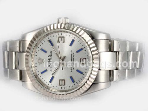Rolex Air-King Oyster Perpetual Automatic with White Dial 18618