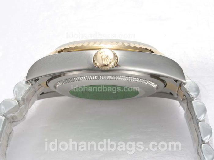 Rolex Datejust Automatic Two Tone Diamond Marking with Computer Dial 11689