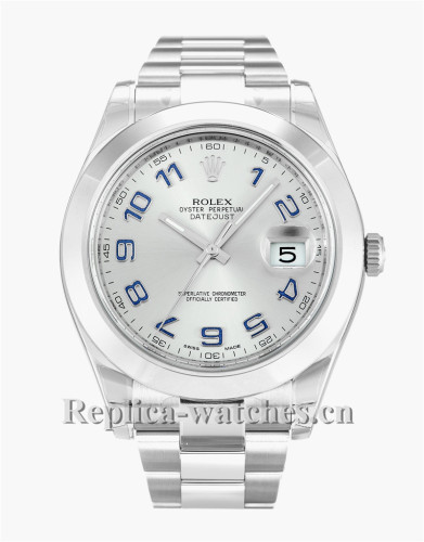 Rolex Datejust II Stainless Steel Strap Silver Dial 41MM 116300