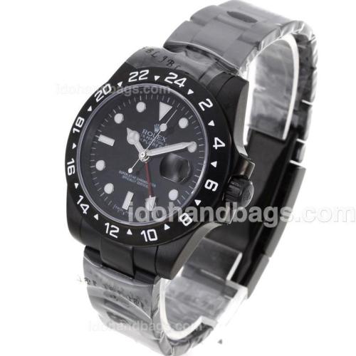 Rolex Explorer II Automatic Full PVD with Black Dial-Same Chassis as ETA Version-High Quality 88964