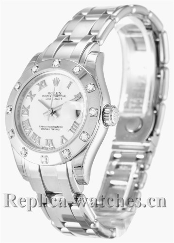 Rolex Pearlmaster White Dial 29MM 80319