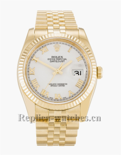 Rolex Datejust White Dial 36MM 116238