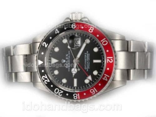 Rolex GMT-Master II Automatic With Red / Black Bezel-Updated Version Bi-directional Bezel 20474