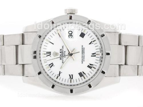 Rolex Datejust Automatic with White Dial-Roman Marking 18368