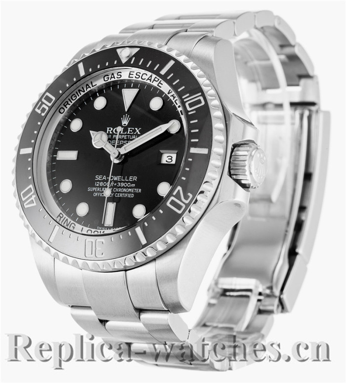 Rolex Deepsea Stainless Steel Strap Black Dial 116660