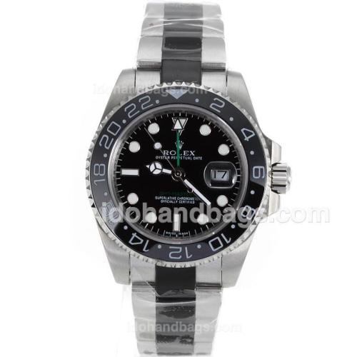 Rolex GMT-Master II Automatic Ceramic Bezel with Black Dial-Sapphire Glass 119236