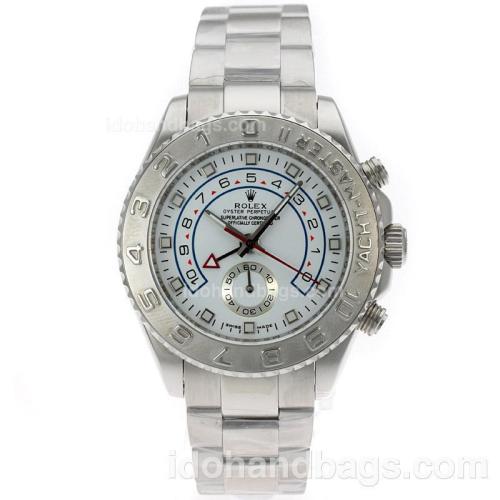Rolex Yacht-Master II Automatic with White Dial S/S-Same Structure as ETA Version-High Quality 71707