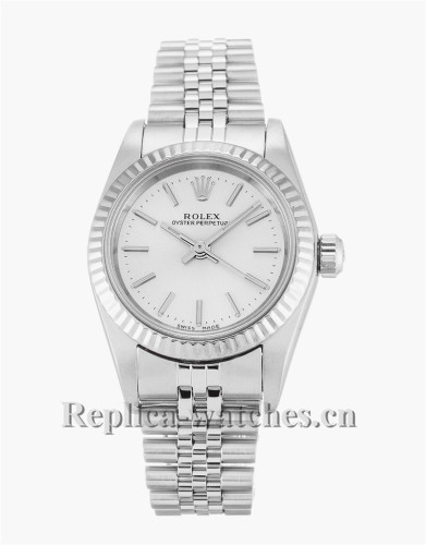 Rolex Lady Oyster Perpetual White Dial 26MM 76094