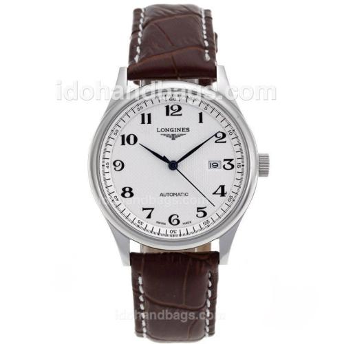 Longines Master Collection Automatic with White Dial-Sapphire Glass 82554