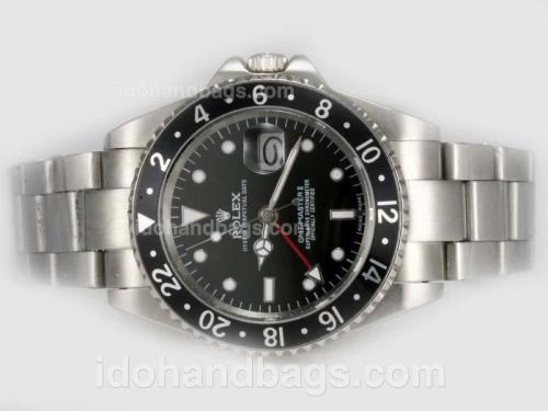 Rolex GMT-Master II 50th Anniversary Automatic with Black Dial and Bezel 11678