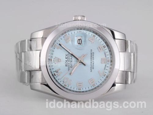 Rolex Datejust Automatic with Blue Dial-Number Marking 25764