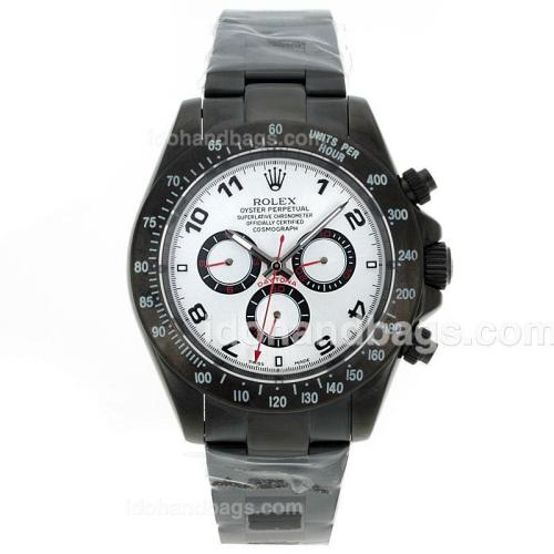 Rolex Daytona II Automatic Full PVD Number Markers with Silver Dial-Sapphire Glass 72379