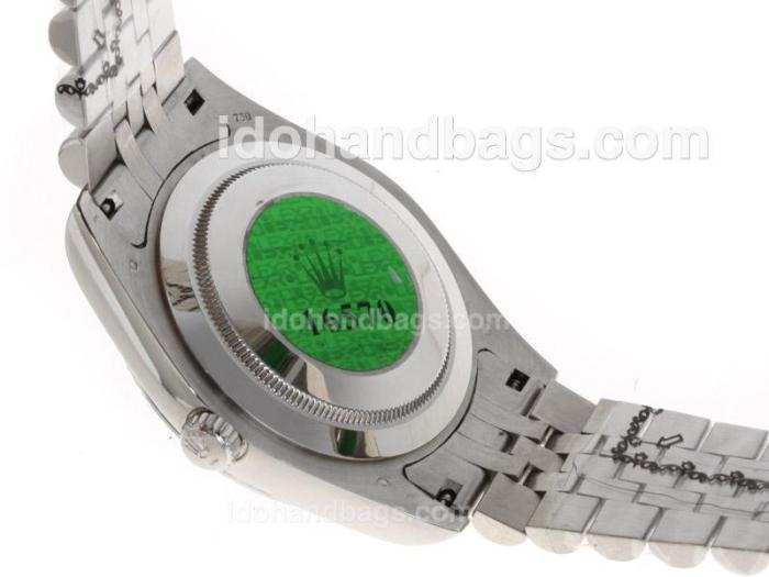 Rolex Datejust II Automatic Stick Markers with White/Gray Dial S/S 48490