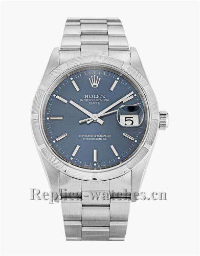 Rolex Oyster Perpetual Date Stainless Steel Strap 15210
