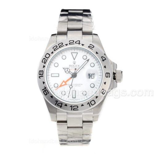 Rolex Explorer Oyster Perpetual Automatic with White Dial S/S 190774