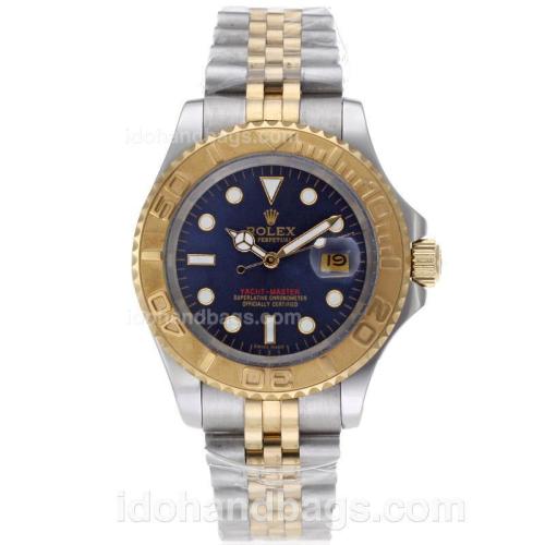 Rolex Yacht-Master Automatic Two Tone with Blue Dial 61765