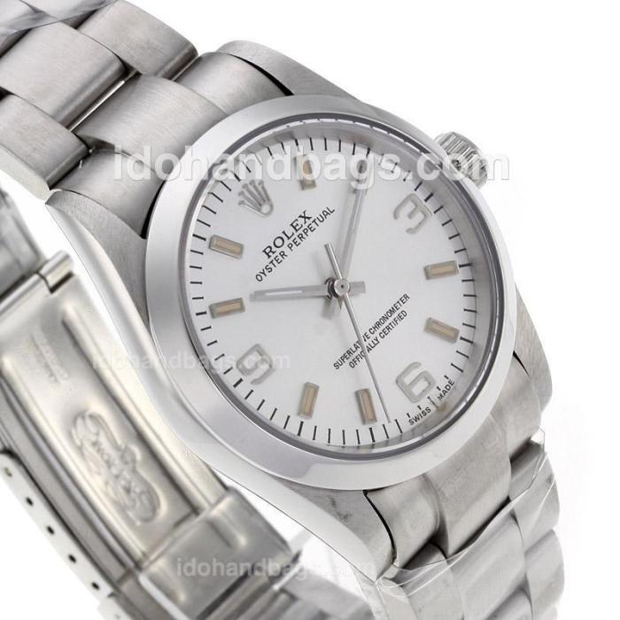 Rolex Air-King Automatic with Silver Dial S/S-Sapphire Glass 61240