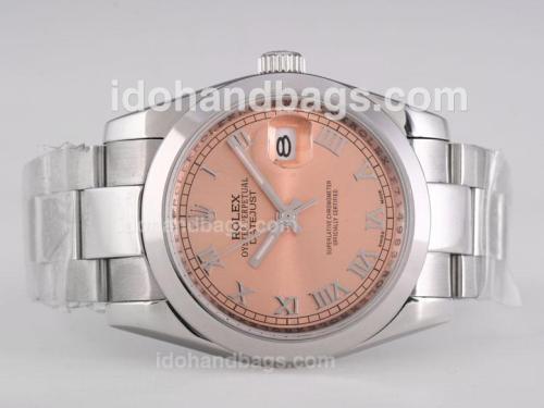 Rolex Datejust Automatic with Champagne Dial-Roman Marking 25767