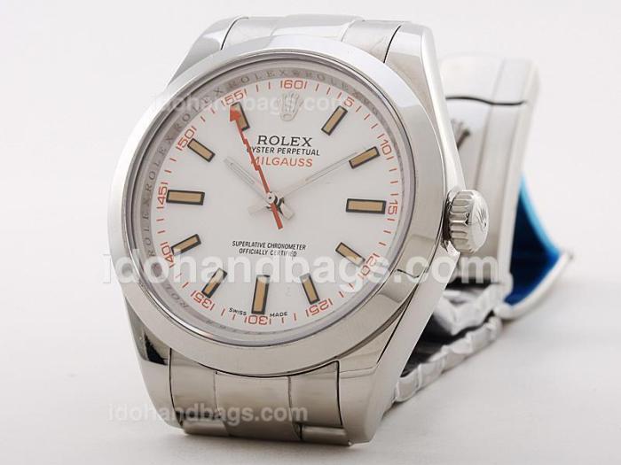 Rolex Milgauss Swiss ETA 2836 Movement with Orange Marking-New Version 40mm 30564