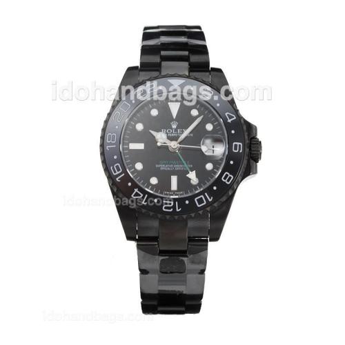 Rolex GMT Master Pro Hunter Automatic Full PVD with Black Dial-Medium Size 139542