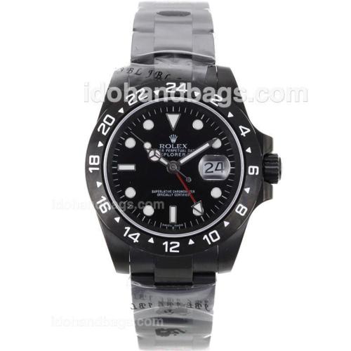 Rolex Explorer II Automatic Full PVD with Black Dial-Same Chassis as ETA Version-High Quality 88964
