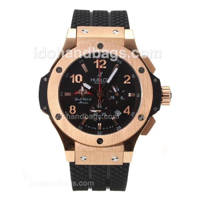 Hublot Big Bang Tuiga 1909 Working Chronograph Rose Gold Case--Same Structure as 7750-High Quality 30764