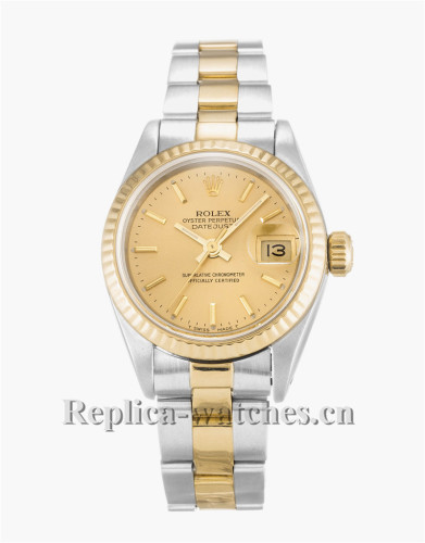 Rolex Datejust Lady Gold Dial 26MM 69173