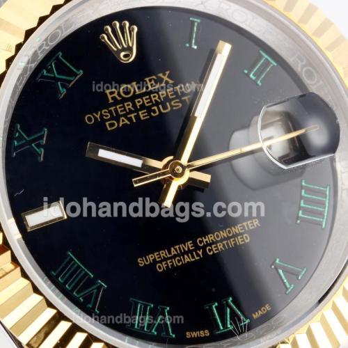 Rolex Datejust II Automatic Two Tone with Black Dial 180416