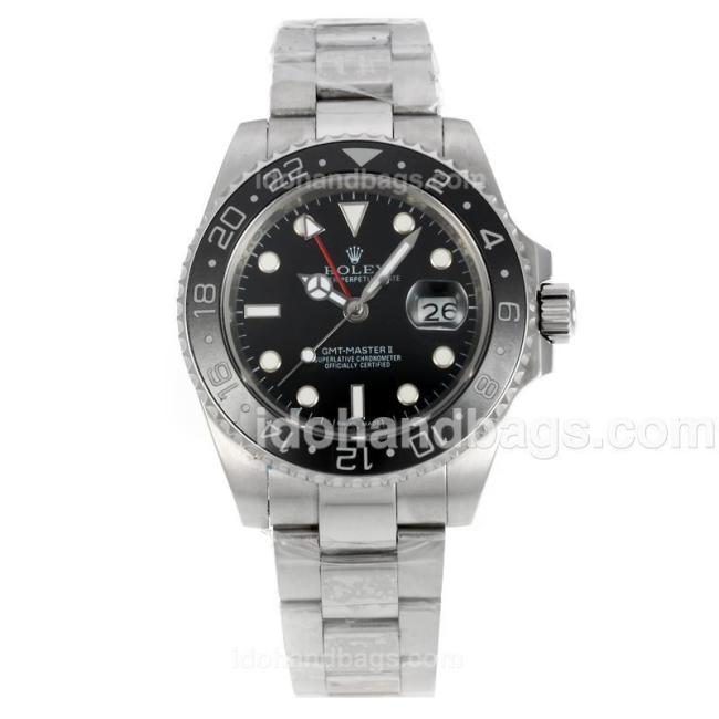 Rolex GMT-Master II Automatic with Red GMT Hand-Ceramic Bezel 36537