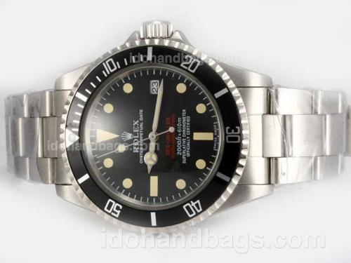 Rolex Sea-Dweller Swiss ETA 2836 Movement with Black Dial(Double Red Marking)-Vintage Edition 18480