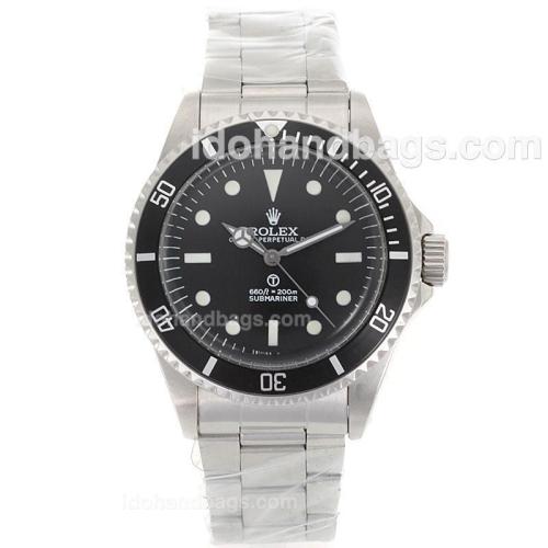 Rolex Submariner Swiss ETA 2836 Movement White Markers with Black Dial S/S-Vintage Edition 118218