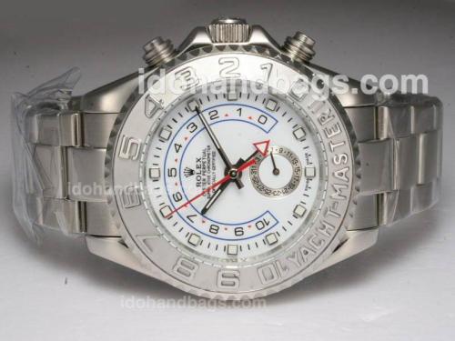 Rolex Yacht-Master II Automatic Working GMT with White Dial 10578