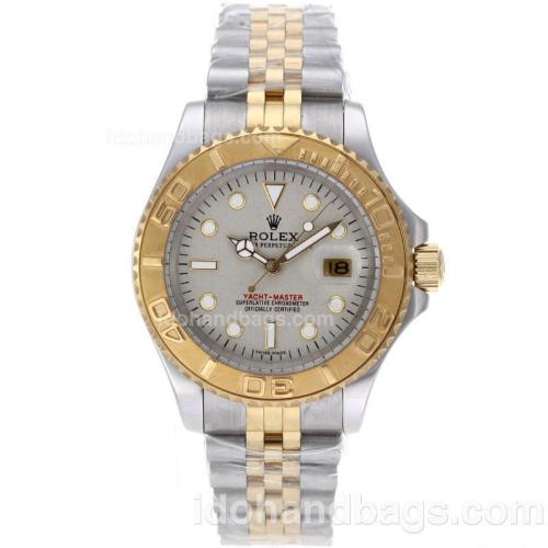 Rolex Yacht-Master Automatic Two Tone with Granite Dial 61761